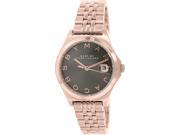 Marc By Marc Women s Slim MBM3352 Rose Gold Stainless Steel Quartz Watch with Brown Dial
