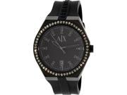 Armani Exchange Women s AX1217 Black Silicone Quartz Watch