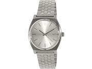 Nixon Men s Time Teller A0451920 Silver Stainless Steel Quartz Watch
