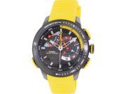 Timex Men s Intelligent Quartz TW2P44500 Yellow Rubber Analog Quartz Watch