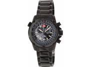 Swiss Precimax Squadron Pro SP13076 Men s Stainless Steel Chronograph Watch with Black Band and Dial
