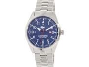 Lacoste Men s Montreal 2010783 Silver Stainless Steel Quartz Watch