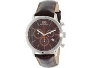 88 Rue Du Rhone Men s 87WA140029 Brown Leather Swiss Quartz Watch