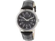 88 Rue Du Rhone Men s 87WA144210 Black Leather Swiss Quartz Watch