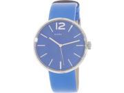 Marc By Marc Women s Peggy MBM1364 Blue Leather Quartz Watch