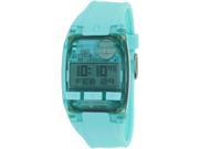 Nixon Men s Comp A3362043 Aqua Silicone Quartz Watch