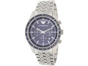Emporio Armani Men s Tazio AR6072 Silver Stainless Steel Quartz Watch