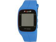 Polar Men s M400 90057188 Blue Silicone Quartz Watch