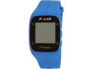 Polar Men s M400 90057184 Blue Silicone Quartz Watch