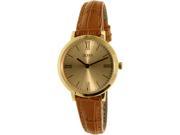 Hugo Boss Women s 1502394 Golden Leather Quartz Watch