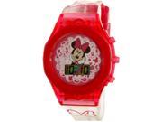 Disney Girl s Minnie Mouse MINKD16017LS Pink Plastic Quartz Watch