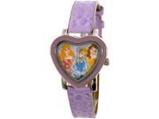 Disney Girl s Disney Princess PRS352 Purple Leather Quartz Watch