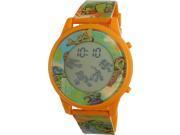 Disney Boy s Teenage Mutant Ninja Turtles TURKD16034AN Orange Plastic Quartz Watch