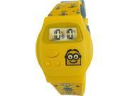 Disney Boy s Minions DMEKD16005 Yellow Plastic Quartz Watch