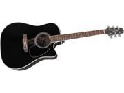 Takamine EF341SC Acoustic Electric Guitar Black