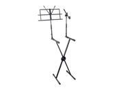 Pyle Keyboard Stand with Music Stand and Microphone Boom