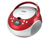Naxa Portable CD Player with AM FM Red