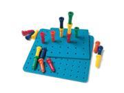 Lauri Toys Tall Stacker Pegs and Pegboard