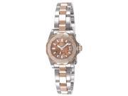 Invicta Sapphire Lady Diver Rose Gold Tone Dial Two Tone Ladies Watch 7067