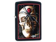 Zippo 28627 Classic Mazzi Skull Black Matte Windproof Pocket Lighter