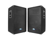 Seismic Audio Two 15 PA DJ Speaker Cabinets or 15 Floor Monitor