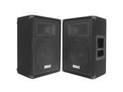 Seismic Audio FL 10MP Pair of Premium 10 PA Speakers or Floor Monitors
