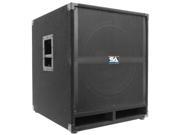Seismic Audio 18 inch Powered PA Subwoofer Cabinet Active DJ 500 Watts RMS