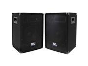 Seismic Audio Two 10 Inch PA DJ Speaker Cabinets or 10 Floor Monitors