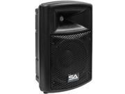 Seismic Audio Powered 10 Inch PA DJ Speaker 400 watt Molded Active Cabinet