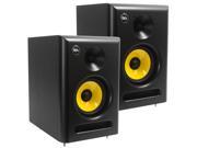 Seismic Audio Spectra 5P Pair Pair of Active 2 Way 5 Studio Reference Monitors 55 Watts RMS Each Studio Monitors Home Theater Monitors Multimedia Monit