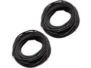 SEISMIC AUDIO RW75 Two Pack Raw Wire HOME PA DJ SPEAKER CABLE