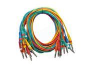 Seismic Audio 10 Pack 5 Foot TRS 1 4 inch Patch Cables
