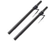 Seismic Audio 2 Pair of Subwoofer Poles Mount Stand for tops of Subs