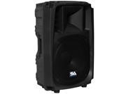 Seismic Audio L_Wave 15 Powered 2 Way 15 PA DJ Molded Speaker Cabinet Active 600 Watt Loudspeaker Cabinet