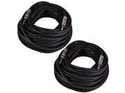 Seismic Audio Q12TW100 2Pack Pair of 100 Foot 1 4 to 1 4 Speaker Cables 12 Gauge 2 Conductor 100 1 4 Inch Speaker Cables