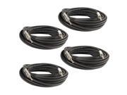 Seismic Audio Q12TW50 4Pack 4 Pack of 50 Foot 1 4 to 1 4 Speaker Cables 12 Gauge 2 Conductor 50 1 4 Inch Speaker Cables