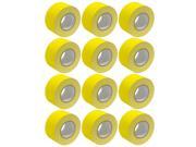 Seismic Audio SeismicTape Yellow603 12Pack 12 Pack of 3 Inch Yellow Gaffer s Tape 60 yards per Roll