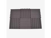 Seismic Audio SA FMDM2 Charcoal 6Pack 6 Pack of 2 Inch Charcoal Studio Acoustic Foam Sheets Noise Cancelling Foam Wedge Tiles