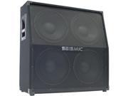 Seismic Audio 4x12 Slant Top Guitar Speaker Cabinet 400 Watts RMS 8 Ohms