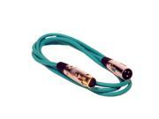 Seismic Audio SAPGX 6Green Premium 6 Foot XLR Patch Cable Green 6 Foot Microphone Cable Mic Cord