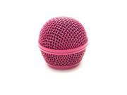 Seismic Audio SA M30Grille Pink Replacement Pink Steel Mesh Microphone Grill Head Compatible with SA M30 Shure SM58 Shure SV100 and Similar