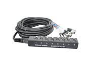 Seismic Audio SADROP 8x30 8 Channel Drop Snake Cable 30 Feet Drop Snake for Recording Stage Studio use