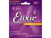 Elixir 11077 Med Light NanoWeb Ac Guitar Strings 12 56