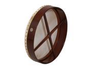 Bodhran 18 x3.5 Fixed Rosewd Cross