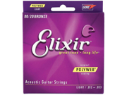 Elixir 11050 Light Acoustic Guitar Strings 12 53