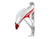 Ibera Extra Lightweight Alloy Bicycle Water Bottle Cage Rubber Grip White