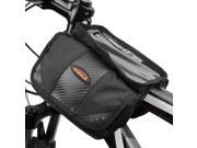 Ibera Top Tube Angled Mini Panniers with Clear Screen Pocket on Top for Phone Small Camera