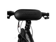 IBERAUSA Bike Black Handlebar Bag or Top Tube Bag for Sunglasses or Small Items Fits in Some Bottle Cages Quick Release IB HB7