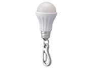 Neiko Keychain LED Light Bulb Charm Flashlight White