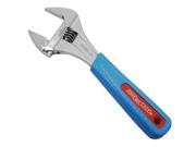 Channellock 8WCB WideAzz Adjustable Wrench with Code Blue Grips 1 5 8 Inch Opening 8 Inch Overall Length
